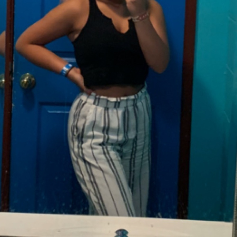 Striped pants!